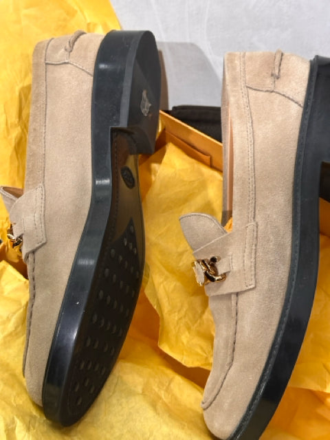 Tod's Sz 39.5 Tan Suede Loafers