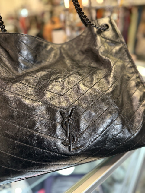 Saint Laurent Black Nikki Tote Designer Bag