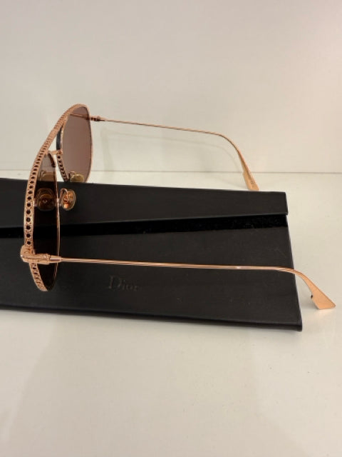 Pre Owned Dior Aviator aviator gold/gold VHVO1 BJMPL w/case/box