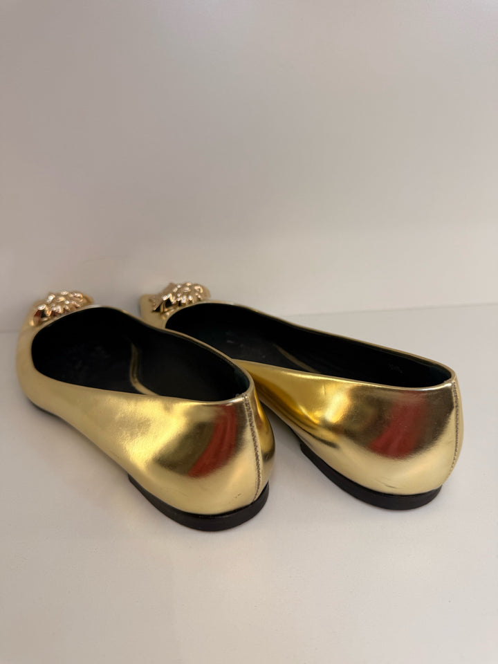 Versace Medusa Head Flats Shoes 38.5