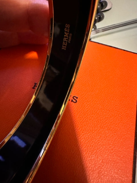 Hermes' Designer Wide Bangle Bracelet