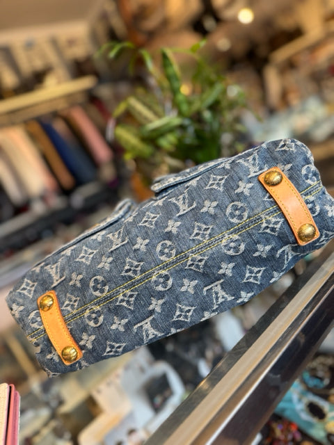 Louis Vuitton Denim Monogram Baggy GM