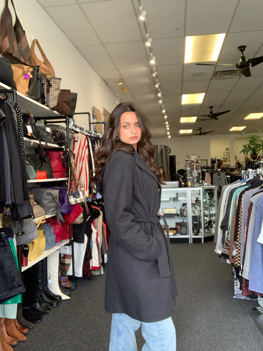 Michael Kors Coat w/ Gold Buttons Size 12