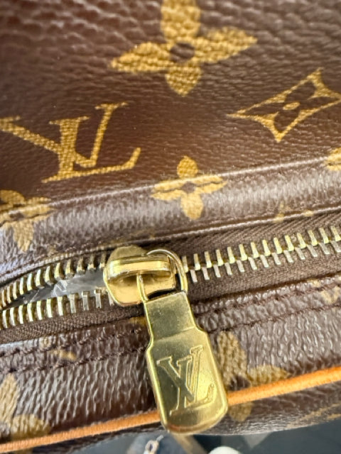 Vintage Louis Vuitton Brown Coated Canvas AMAZONE Cross Body Bag