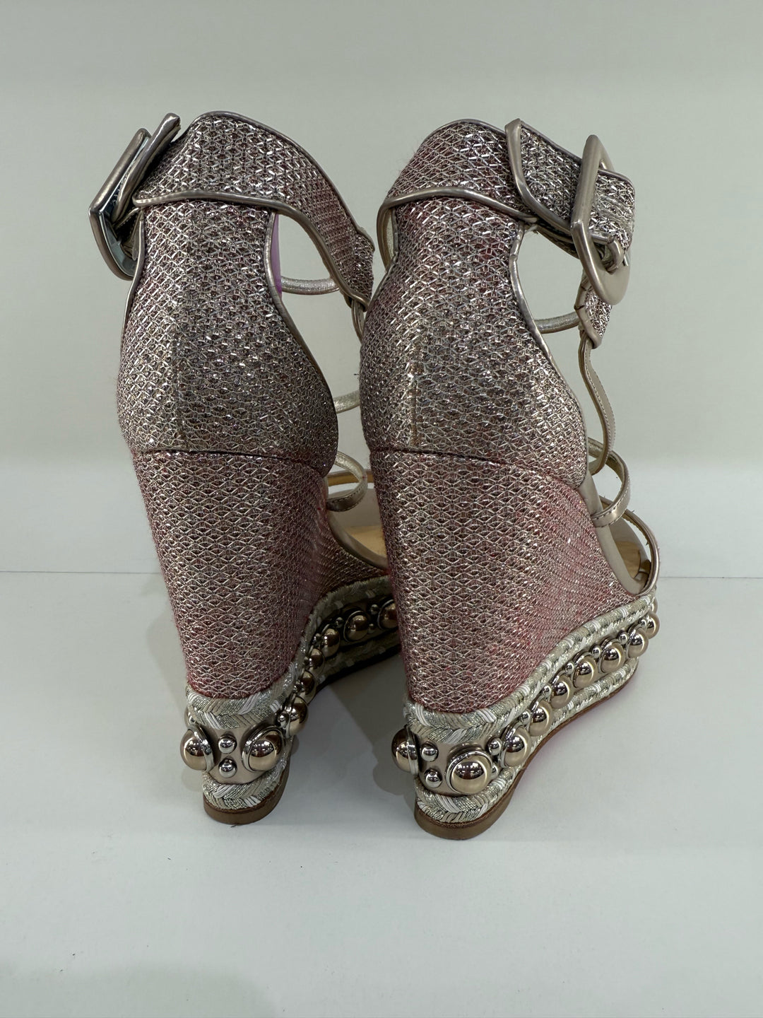 Christian Louboutin Wedge Sandals Sz 40