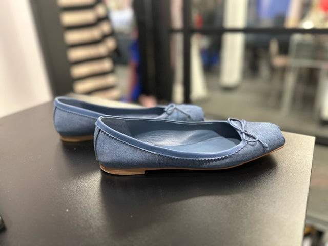 Christian Louboutin Sz 39 Denim Flats Shoes