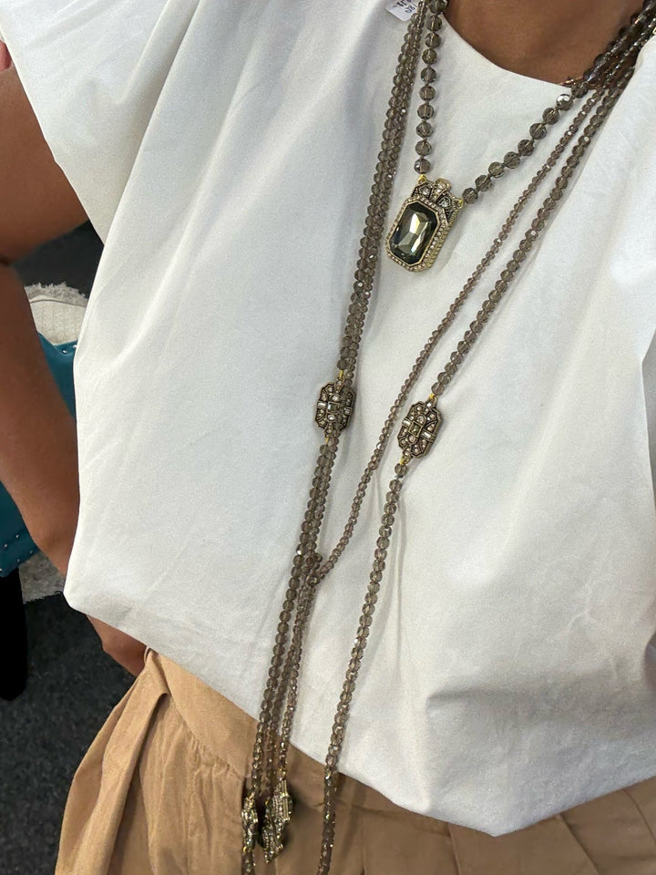 Vintage Heidi Daus Large Pendant Necklace