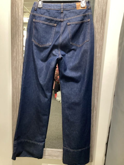 Zara Sz 4 Dark Wash Wide Leg Jeans