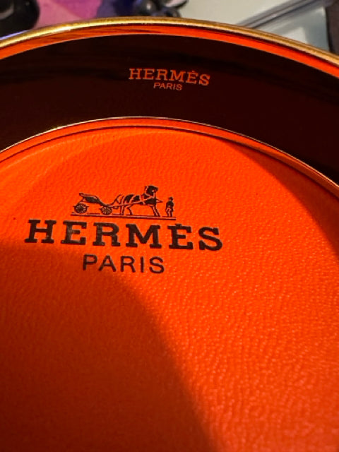 Hermes' Designer Wide Bangle Bracelet