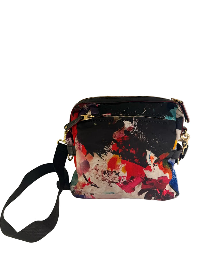 Mz Wallace Abstract Print Cross Body Bag