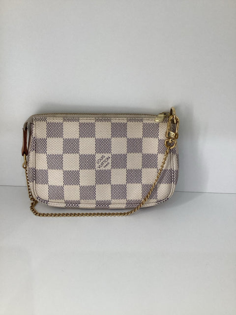 Louis Vuitton Damier Azure Coated Canvas Wristlet