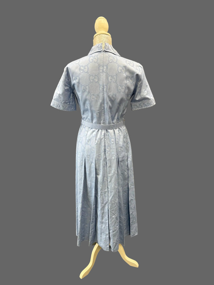 Gucci Blue Ss Polo DRESS Size 44