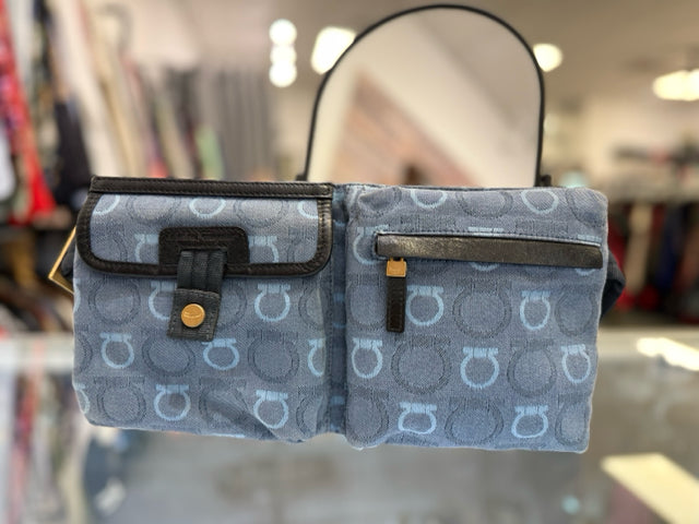 Salvatore Ferragamo Vintage Gancini Monogram w Dust Bag