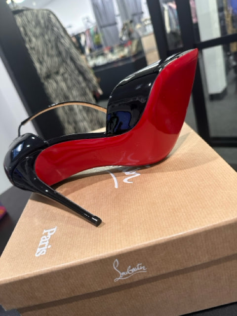 Christian Louboutin Sz 41 Black Pumps Shoe