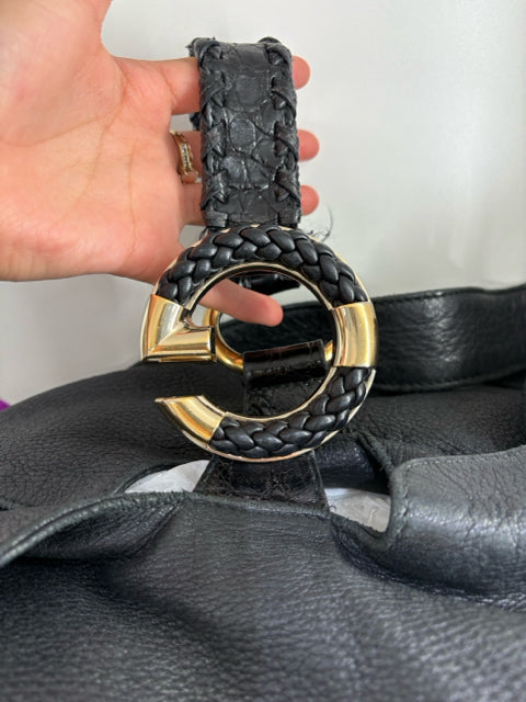Gucci Leather Black Hand Bags Shoulder Bag
