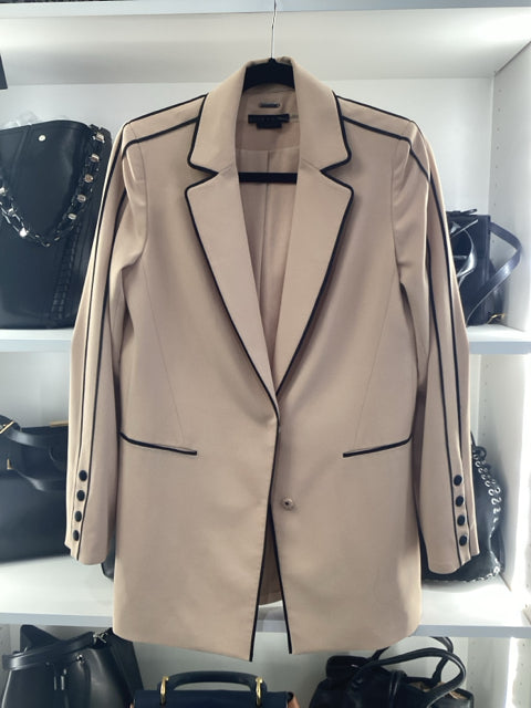 Alice & Olivia Sz 6 Sand  Blazer