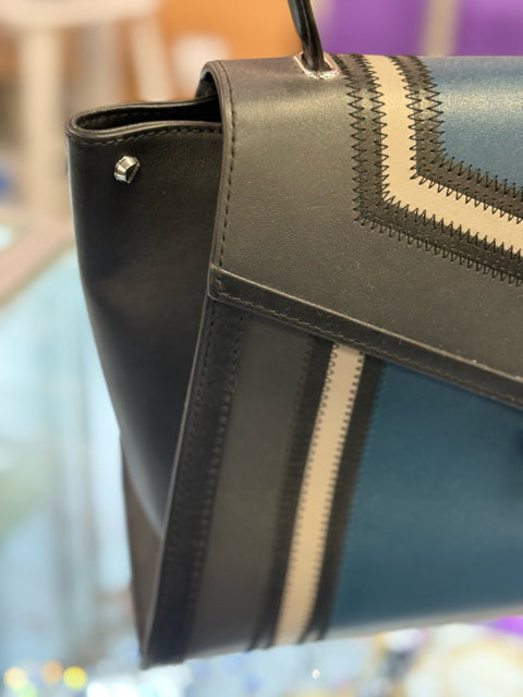 Michael Kors Leather "Whitney" Envelope Top Handle 3 Color Bag