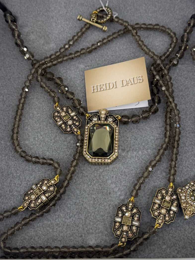Vintage Heidi Daus Large Pendant Necklace