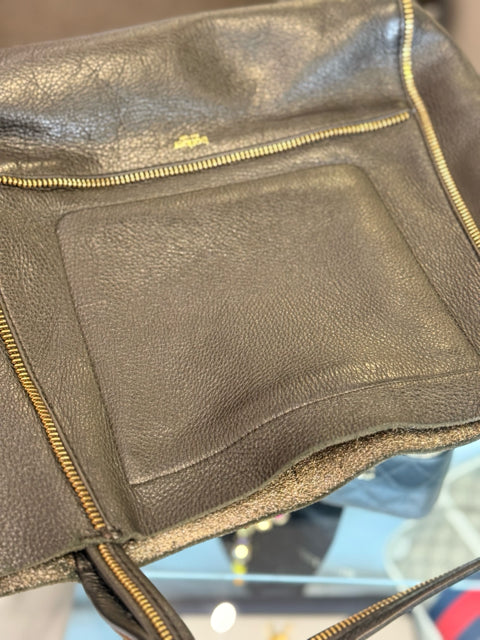 Botkier Black Pebbled Leather Tote Bag