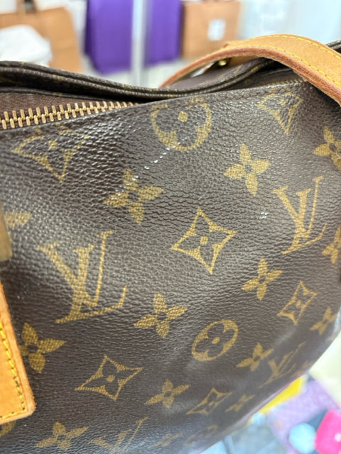 Louis Vuitton Cabas Mezzo Zip Top Monogram Totes Bags