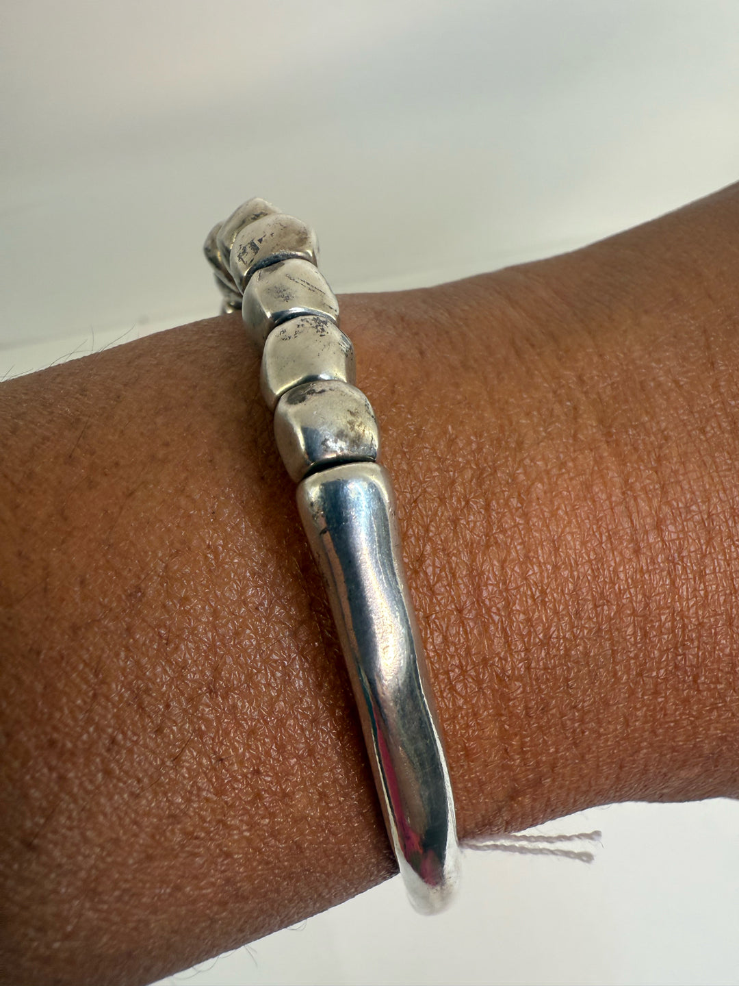 Uno De 50 Stretch Bracelet Bar Misshapen Bracelet