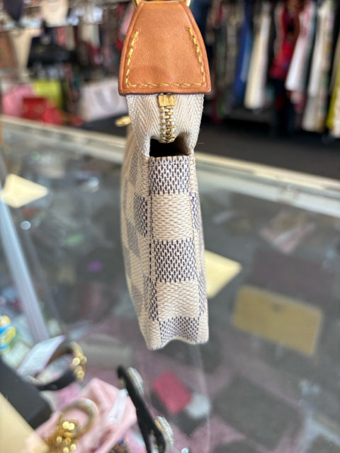 Louis Vuitton Damier Azure Coated Canvas Wristlet