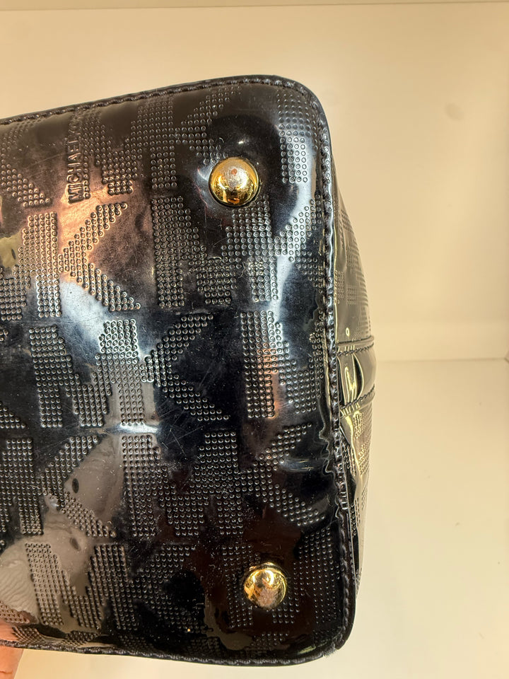 Michael Kors Allover Embossed MK LogoTote Bag