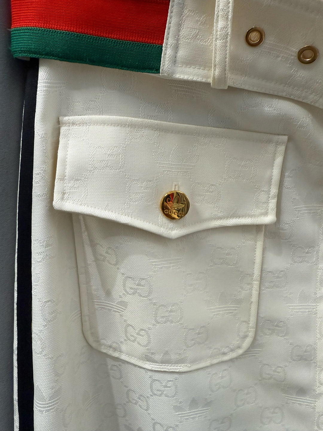NWT GUCCI X Adidas Web Belted A Line Skirt