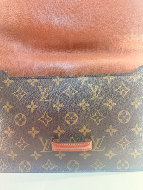 Louis Vuitton Vintage Ranelagh Envelope Coated Canvas Clutch