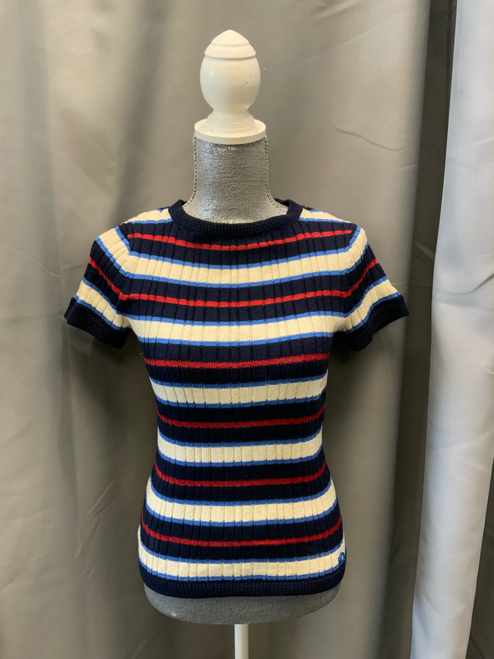 Chanel SS Knit T Shirt Top Size 38