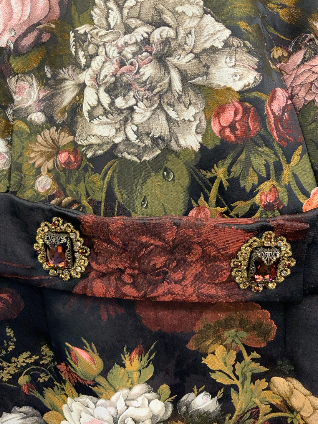 Dolce & Gabana Brocade Cocktail Dress Size 44
