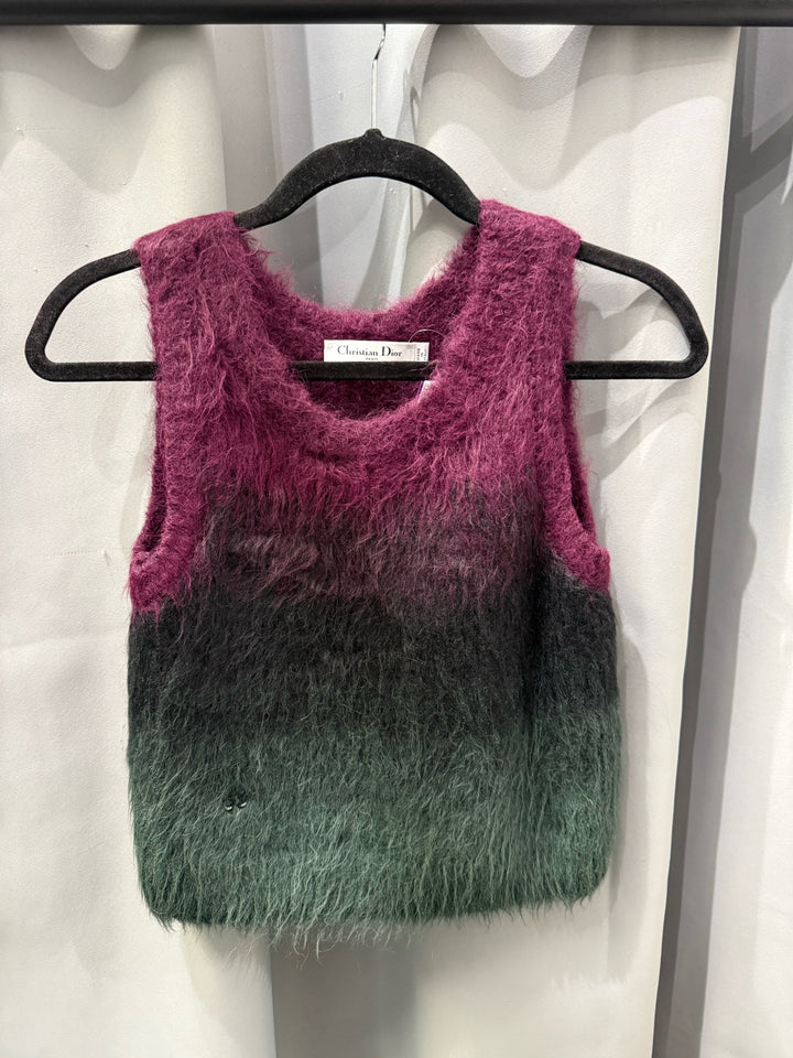 Christian Dior Mohair Ombre Twinset Sweater