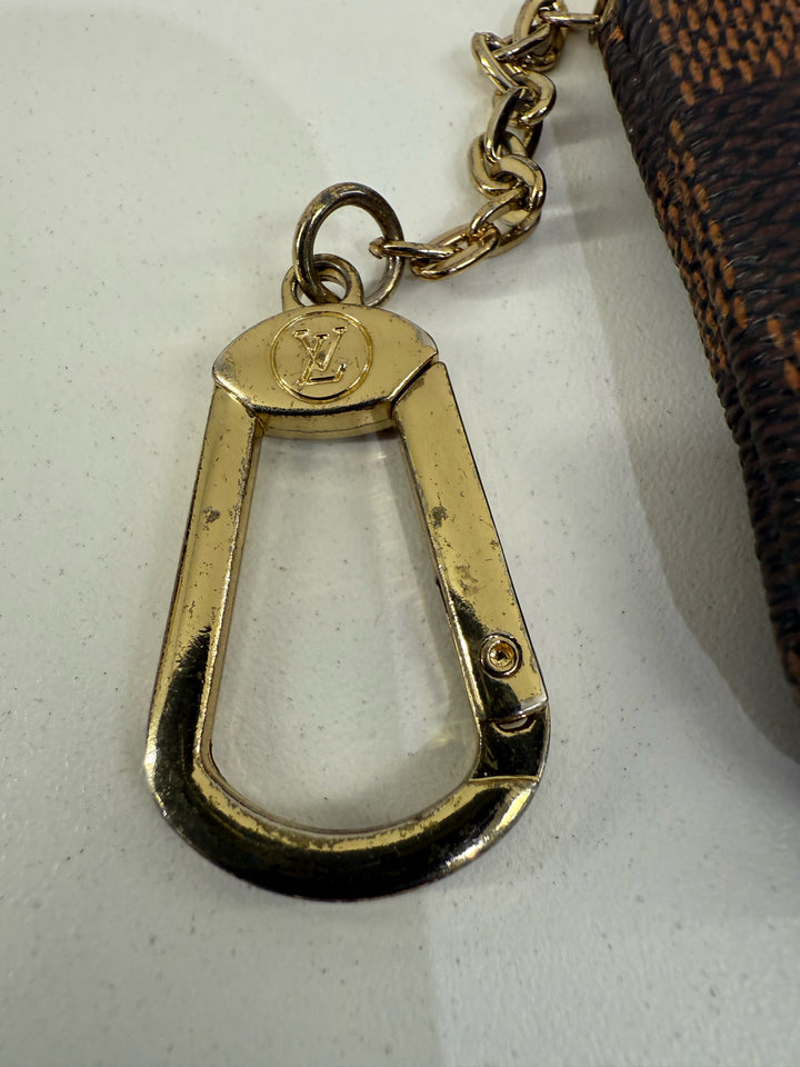 Louis Vuitton Card Coin Purse Key Chain Case FL4220