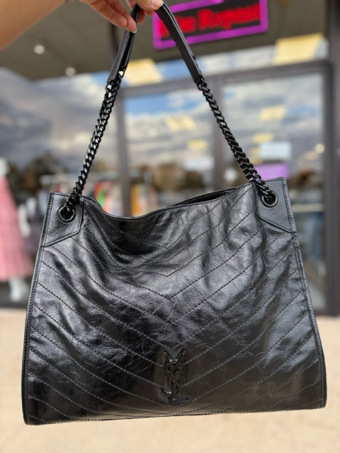 Saint Laurent Black Nikki Tote Designer Bag