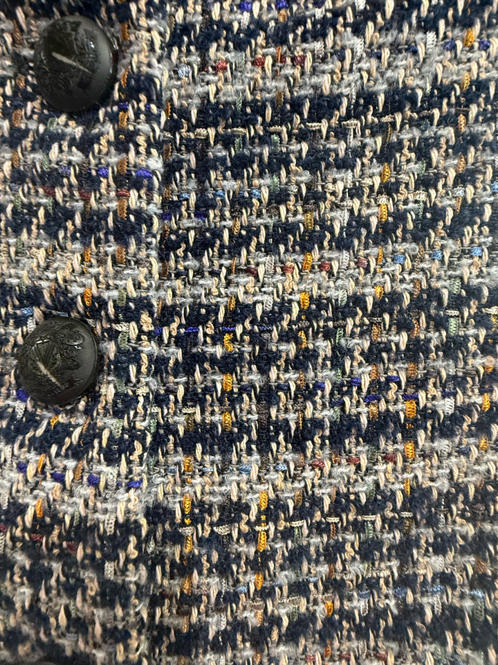 Veronica Beard Single Breasted Tweed w/ Finge Blazer Sz 4