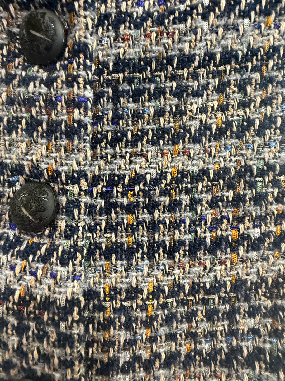 Veronica Beard Single Breasted Tweed w/ Finge Blazer Sz 4