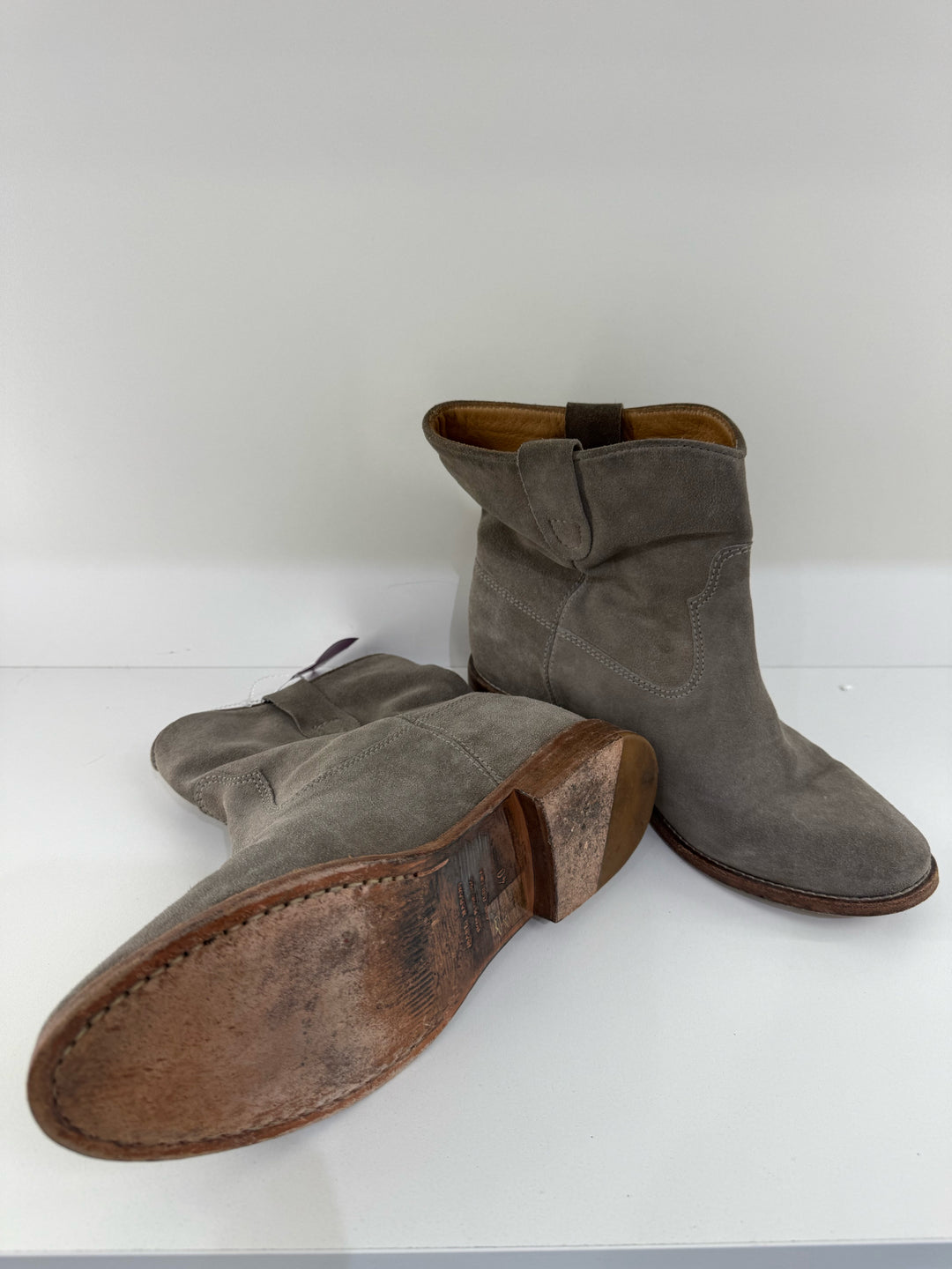Isabel Marant Suede Grey Boots Sz 40/9.5