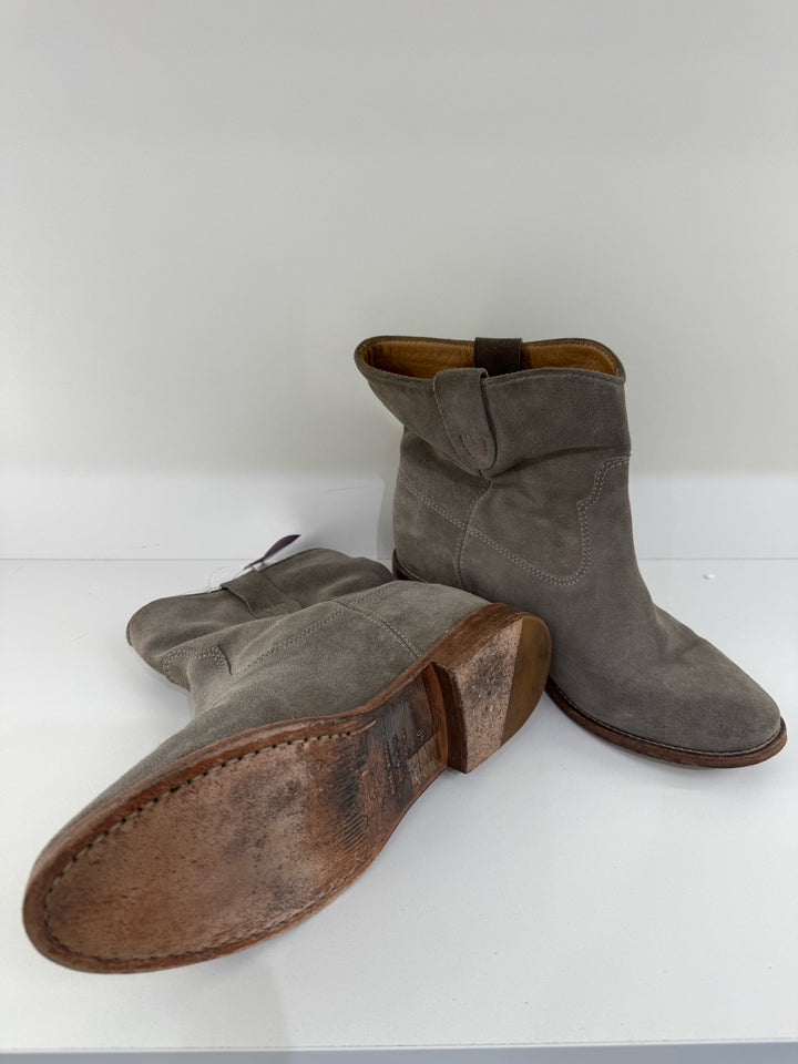 Isabel Marant Suede Grey Boots Sz 40/9.5