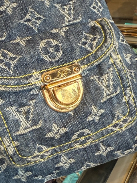 Louis Vuitton Denim Monogram Baggy GM