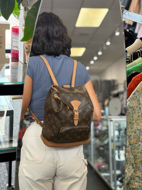 Louis Vuitton Canvas Monstsuaris MM Backpack Bag