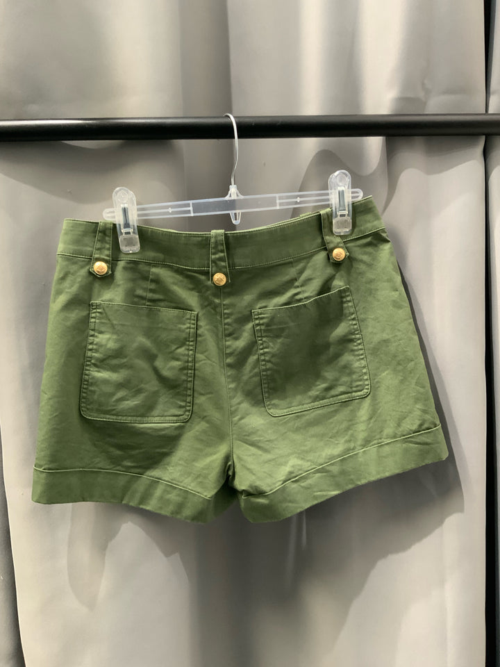 J Crew Cuffed Open Front Pkts w/ Gold Buttns Shorts
