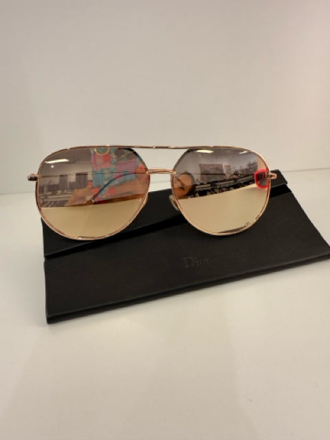 Pre Owned Dior Aviator aviator gold/gold VHVO1 BJMPL w/case/box