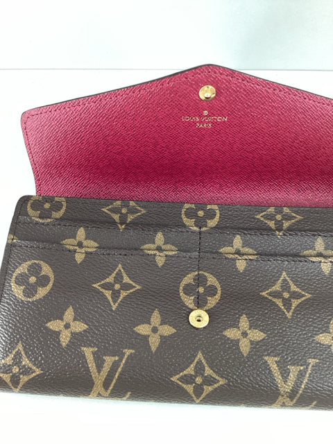 Louis Vuitton Sarah Monogram w/ Rasberry Interior Wallet/Bag