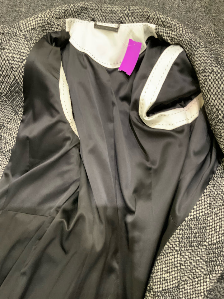 Diane Von Furstenberg Ruffle Placket Coat Size 6