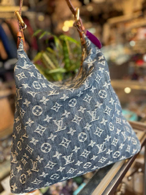 Louis Vuitton Denim Monogram Baggy GM