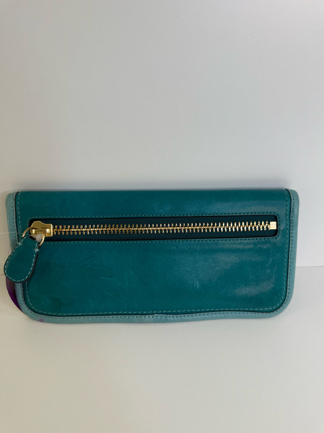 Coach Foldover Turnlock Clutch Bag