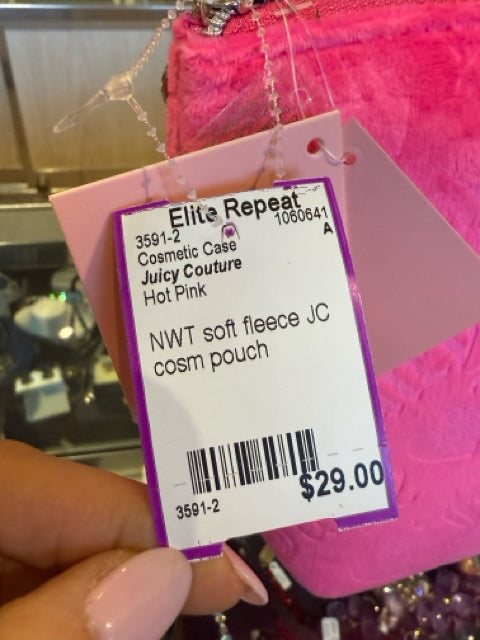 Juicy Couture Pink Cosmetic Case Bag