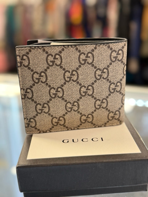 NWT Unisex Gucci w/ Box Monogram w/Tiger Icon Wallet