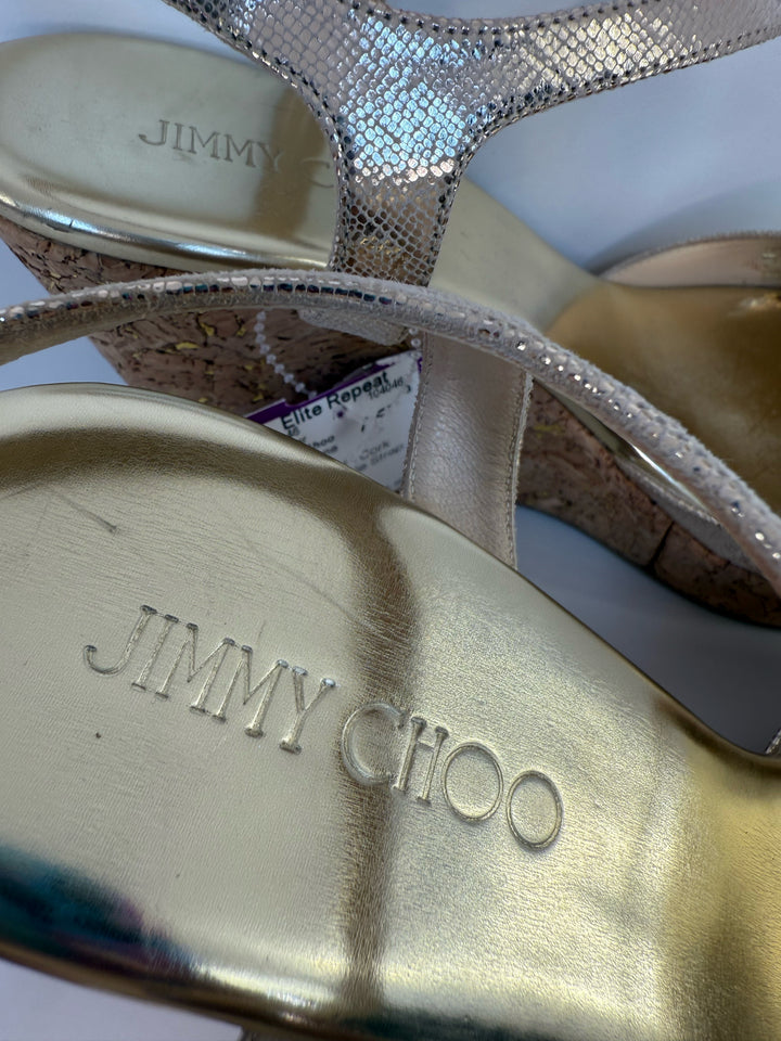Jimmy Choo Wedge Designer Shoes Sz 10.5