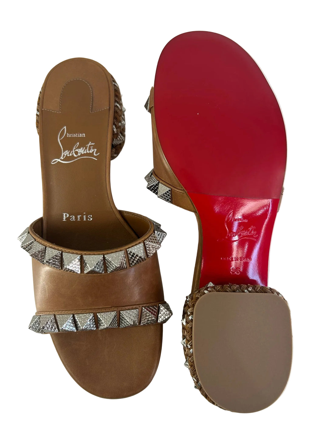 NIB Christian Louboutin Pyramule Shoes Sz 36